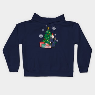 Chief Randall Crawford Around The Christmas Tree Kids Hoodie